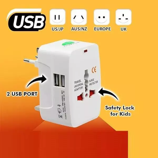 Universal USB Travel Adapter
