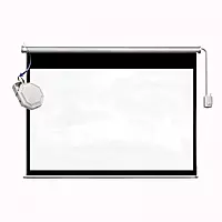 DotNet Motorized Projection Screen 8x10 ft.