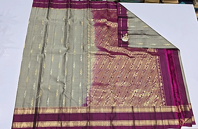 Pure Kuttu Handloom Silk (id 15000)