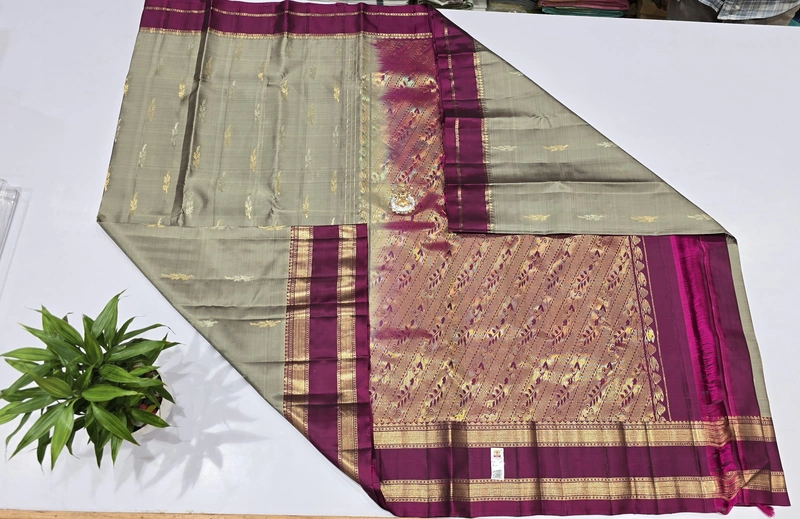 Pure Kuttu Handloom Silk (id 15000)