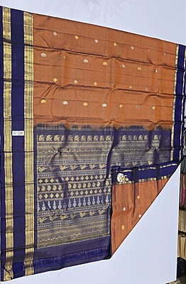 Pure Kuttu Handloom Silk (id 15001)