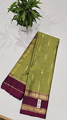 Pure Kuttu Handloom Silk (id 15004)