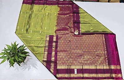 Pure Kuttu Handloom Silk (id 15004)