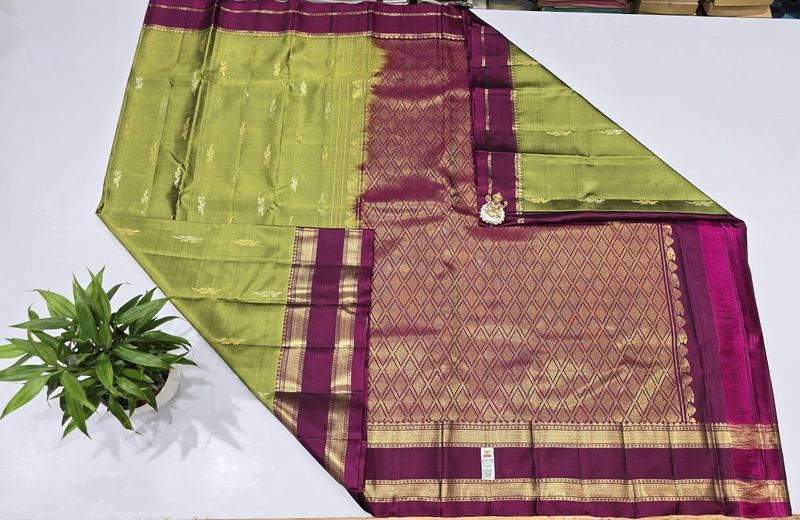 Pure Kuttu Handloom Silk (id 15004)