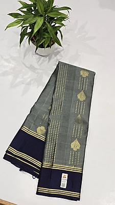 Pure Kuttu Handloom Silk (id 15005)