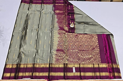 Pure Kuttu Handloom Silk (id 15006)
