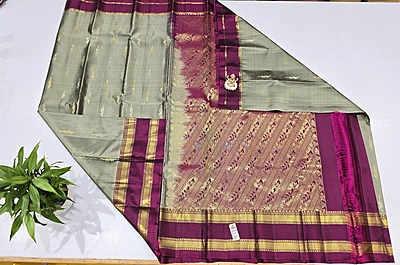 Pure Kuttu Handloom Silk (id 15006)