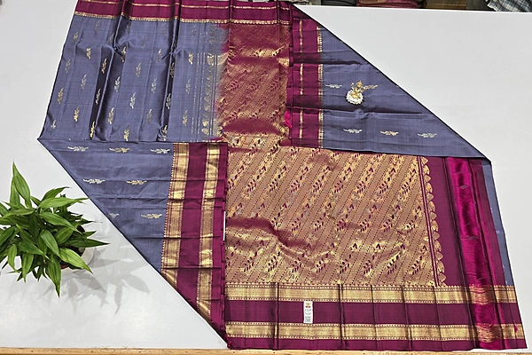 Pure Kuttu Handloom Silk (id 15007)