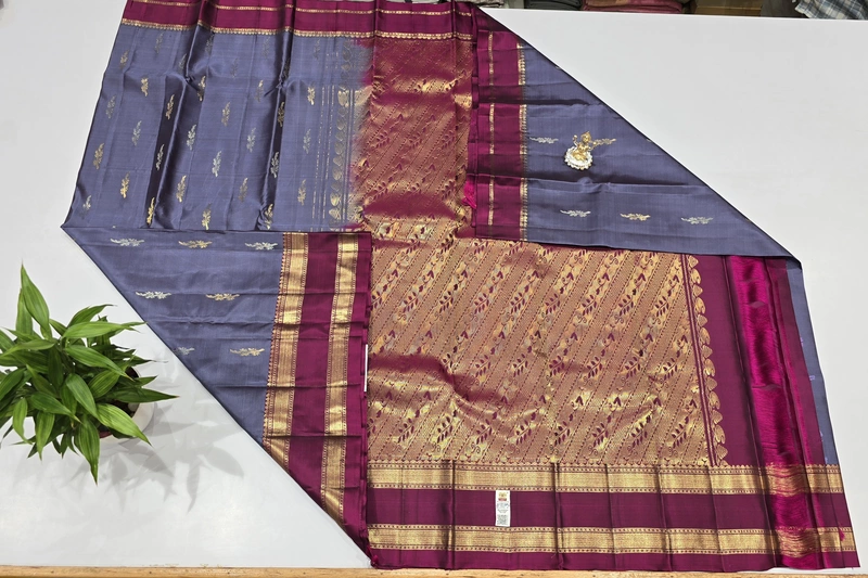 Pure Kuttu Handloom Silk (id 15007)