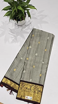 Pure Kuttu Handloom Silk (id 15008)