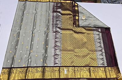 Pure Kuttu Handloom Silk (id 15008)