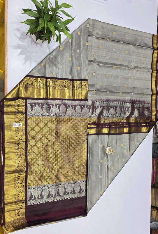 Pure Kuttu Handloom Silk (id 15008)