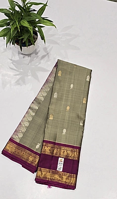 Pure Kuttu Handloom Silk (id 15009)