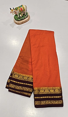 Crape Silk Contrast Saree (id 16004)