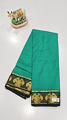 Crape Silk Contrast Saree (id 16009)