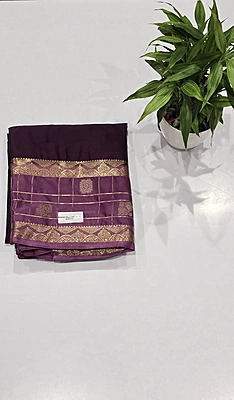 Premium Mona Crape Silk Saree (id 17003)