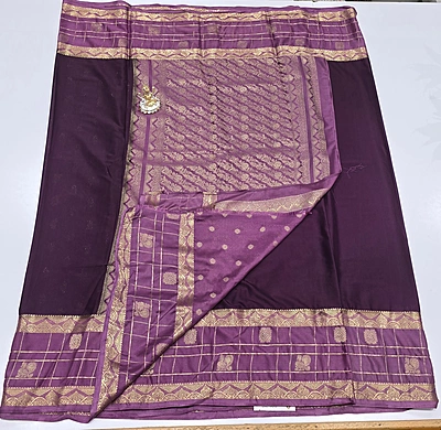 Premium Mona Crape Silk Saree (id 17003)