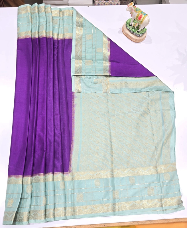 Premium Mona Crape Silk Saree (id 17004)