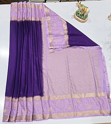 Premium Mona Crape Silk Saree (id 17005)