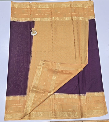 Premium Mona Crape Silk Saree (id 17006)