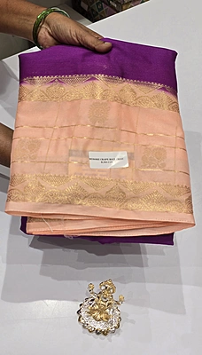 Premium Mona Crape Silk Saree (id 17007)