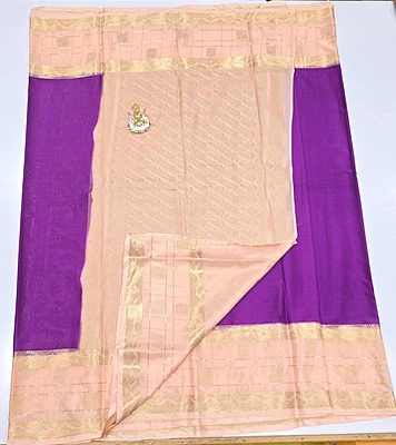 Premium Mona Crape Silk Saree (id 17007)