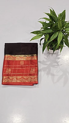 Premium Mona Crape Silk Saree (id 17008)