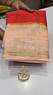 Premium Mona Crape Silk Saree (id 17009)
