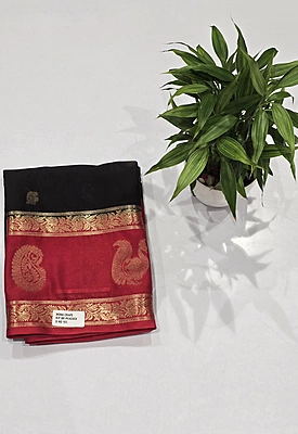 Premium Mona Crape Silk Saree (id 17011)
