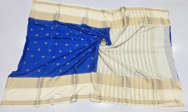 Premium Mona Crape Silk Saree (id 17033)