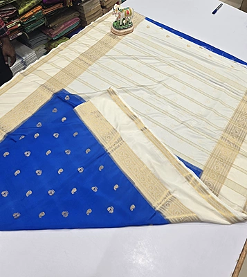 Premium Mona Crape Silk Saree (id 17033)