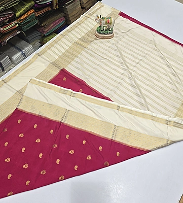 Premium Mona Crape Silk Saree (id 17031)
