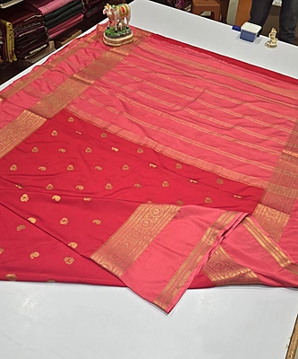 Premium Mona Crape Silk Saree (id 17032)