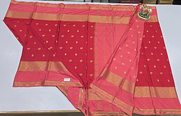 Premium Mona Crape Silk Saree (id 17032)