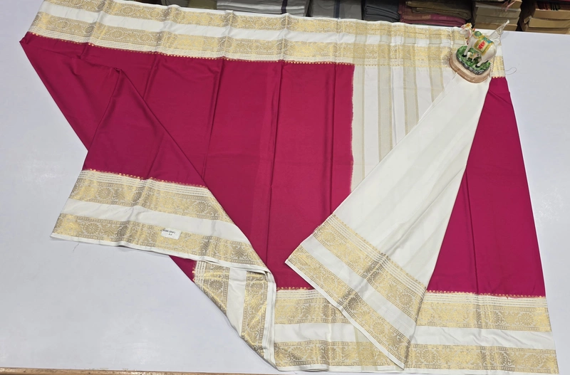 Premium Mushroom Crape Silk Saree (id 18004)