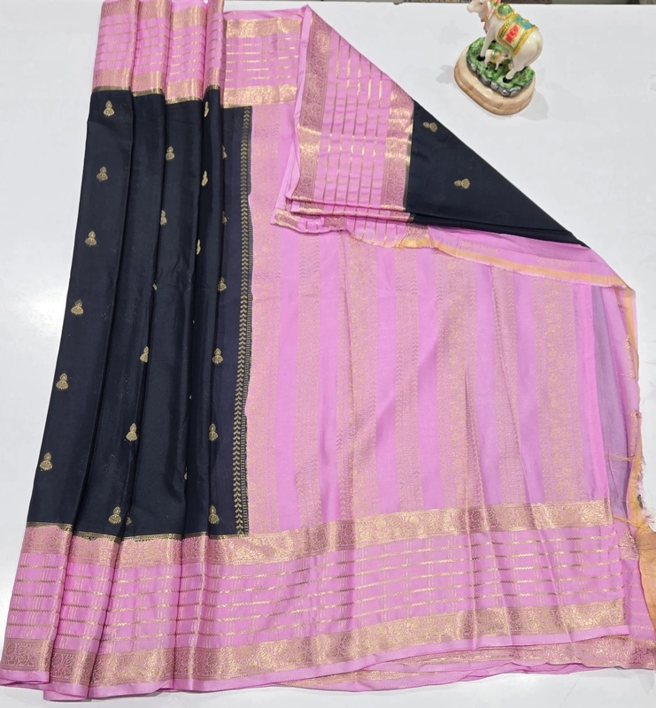 Premium Mona Crape Silk Saree (id 17012)