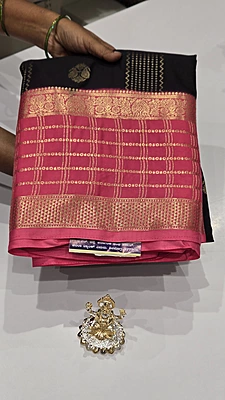 Premium Mona Crape Silk Saree (id 17014)