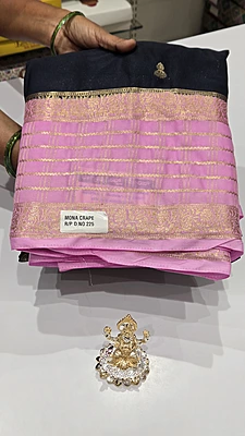 Premium Mona Crape Silk Saree (id 17012)