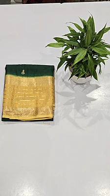 Premium Mona Crape Silk Saree (id 17013)