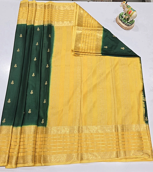 Premium Mona Crape Silk Saree (id 17013)