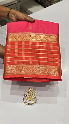 Premium Mona Crape Silk Saree (id 17015)