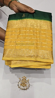 Premium Mona Crape Silk Saree (id 17013)