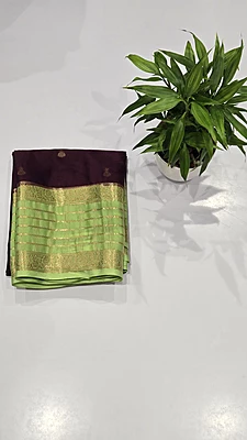 Premium Mona Crape Silk Saree (id 17016)