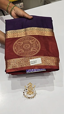 Premium Mona Crape Silk Saree (id 17018)