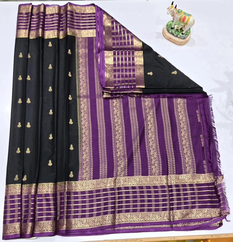 Premium Mona Crape Silk Saree (id 17017)