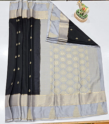 Premium Mona Crape Silk Saree (id 17022)