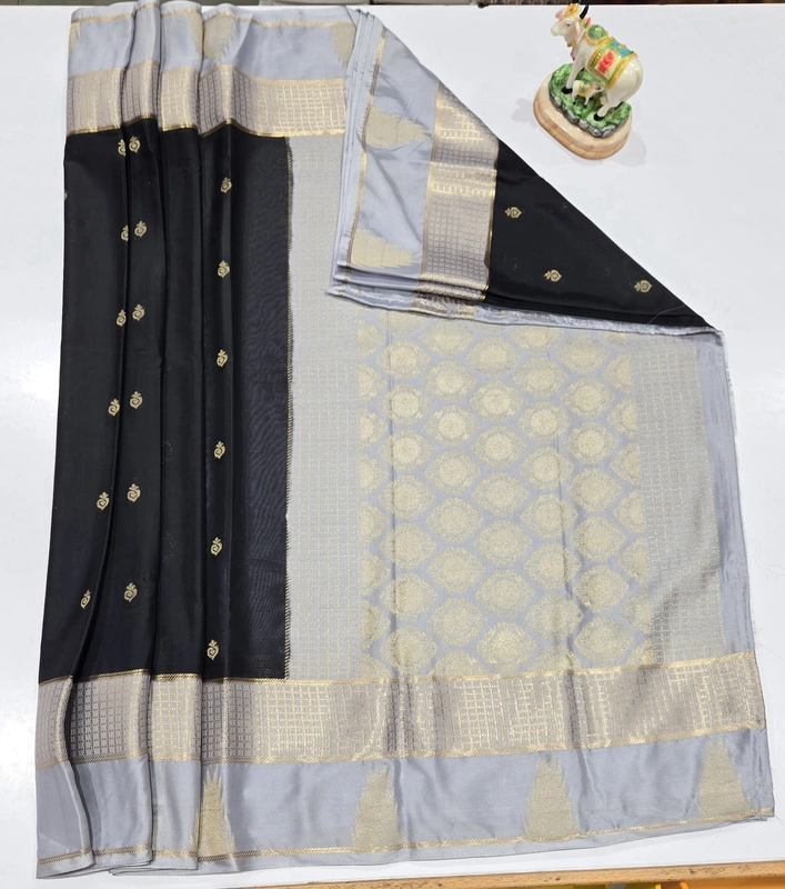 Premium Mona Crape Silk Saree (id 17022)