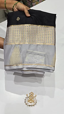 Premium Mona Crape Silk Saree (id 17022)