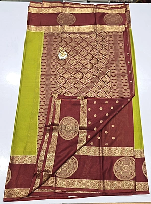 Premium Mona Crape Silk Saree (id 17019)