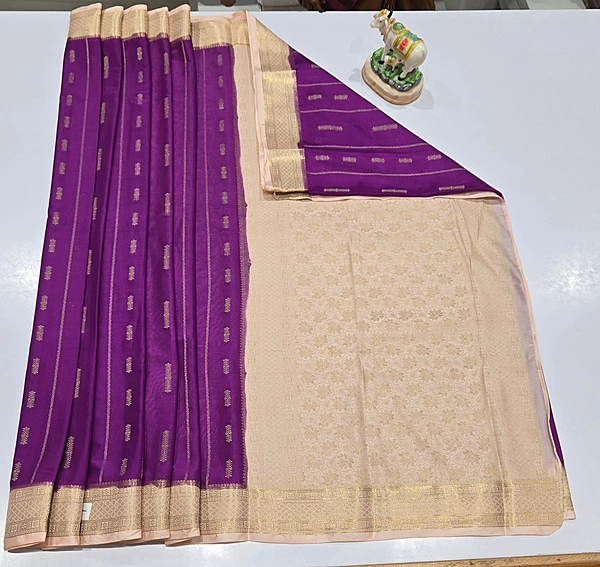 Premium Mona Crape Silk Saree (id 17029)